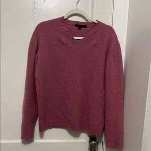 Pink V-Neck Sweater